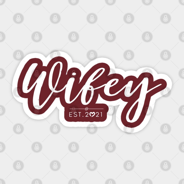 New year - Wifey 2021 Sticker by JunThara